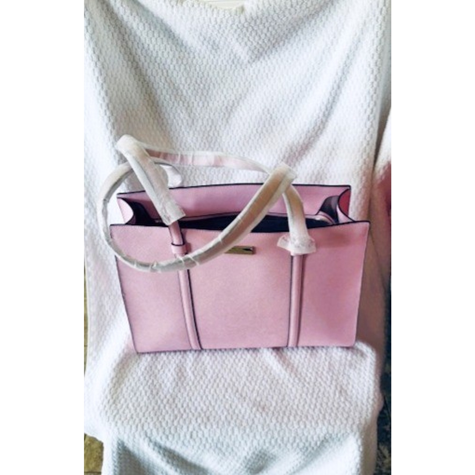 Rare Kate Spade Kenzie Pink Large Tote Limited Edition Nwt $359